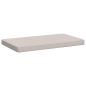 Preview: 1-teiliges Bankkissen VUGHT 100 % Polyester Weiß 80 x 50 x 5 cm