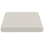 Preview: 1-teiliges Bankkissen VUGHT 100 % Polyester Weiß 80 x 50 x 5 cm