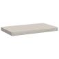 Preview: 1-teiliges Bankkissen VUGHT 100 % Polyester Weiß 80 x 50 x 5 cm