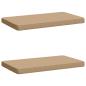 Preview: 2-teilige Bankkissen VUGHT 2 stk. 100 % Polyester Sand