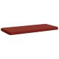 Preview: ARDEBO.de - 1-teiliges Bankkissen VUGHT 100 % Polyester Rot 100 x 50 x 5 cm