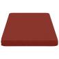 Preview: 1-teiliges Bankkissen VUGHT 100 % Polyester Rot 100 x 50 x 5 cm