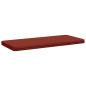Preview: 1-teiliges Bankkissen VUGHT 100 % Polyester Rot 100 x 50 x 5 cm