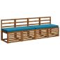 Preview: 2-teilige Bankkissen VUGHT 2 stk. 100 % Polyester Himmelblau