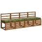 Preview: 2-teilige Bankkissen VUGHT 2 stk. 100 % Polyester Blattdesign