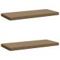 Preview: ARDEBO.de - 2-teilige Bankkissen VUGHT 2 stk. 100 % Polyester Taupe