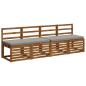 Preview: 2-teilige Bankkissen VUGHT 2 stk. 100 % Polyester Grau