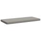 Preview: 2-teilige Bankkissen VUGHT 2 stk. 100 % Polyester Grau