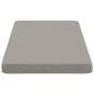 Preview: 2-teilige Bankkissen VUGHT 2 stk. 100 % Polyester Grau
