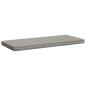 Preview: 2-teilige Bankkissen VUGHT 2 stk. 100 % Polyester Grau