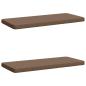 Preview: ARDEBO.de - 2-teilige Bankkissen VUGHT 2 stk. 100 % Polyester Taupe