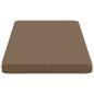 Preview: 2-teilige Bankkissen VUGHT 2 stk. 100 % Polyester Taupe