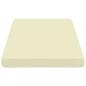 Preview: 1-teiliges Bankkissen VUGHT 100 % Polyester Creme