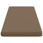 Preview: 1-teiliges Bankkissen VUGHT 100 % Polyester Taupe