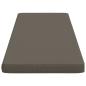 Preview: 2-teilige Bankkissen VUGHT 2 stk. 100 % Polyester Grau