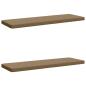 Preview: ARDEBO.de - 2-teilige Bankkissen VUGHT 2 stk. 100 % Polyester Taupe