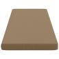 Preview: 2-teilige Bankkissen VUGHT 2 stk. 100 % Polyester Taupe