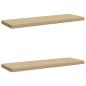 Preview: ARDEBO.de - 2-teilige Bankkissen VUGHT 2 stk. 100 % Polyester Beige