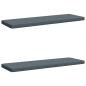 Preview: ARDEBO.de - 2-teilige Bankkissen VUGHT 2 stk. 100 % Polyester Blau