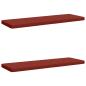 Preview: ARDEBO.de - 2-teilige Bankkissen VUGHT 2 stk. 100 % Polyester Rot