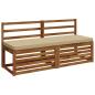 Preview: 1-teiliges Bankkissen VUGHT 100 % Polyester Beige