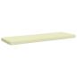 Preview: ARDEBO.de - 1-teiliges Bankkissen VUGHT 100 % Polyester Creme