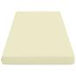 Preview: 1-teiliges Bankkissen VUGHT 100 % Polyester Creme