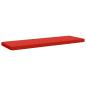Preview: ARDEBO.de - 1-teiliges Bankkissen VUGHT 100 % Polyester Rot 160 x 50 x 5 cm