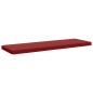 Preview: 2-teilige Bankkissen VUGHT 2 stk. 100 % Polyester Weinrot