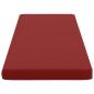 Preview: 2-teilige Bankkissen VUGHT 2 stk. 100 % Polyester Weinrot