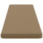 Preview: 1-teiliges Bankkissen VUGHT 100 % Polyester Taupe