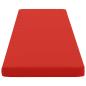 Preview: 1-teiliges Bankkissen VUGHT 100 % Polyester Rot 180 x 50 x 5 cm