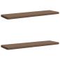 Preview: ARDEBO.de - 2-teilige Bankkissen VUGHT 2 stk. 100 % Polyester Taupe
