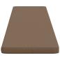 Preview: 2-teilige Bankkissen VUGHT 2 stk. 100 % Polyester Taupe
