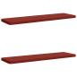 Preview: ARDEBO.de - 2-teilige Bankkissen VUGHT 2 stk. 100 % Polyester Rot