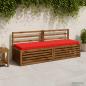 Preview: ARDEBO.de - 2-teilige Bankkissen VUGHT 2 stk. 100 % Polyester Rot