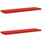 Preview: 2-teilige Bankkissen VUGHT 2 stk. 100 % Polyester Rot