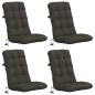 Preview: 4-teiliges Hochlehner Kissenset VIANEN 4 pcs 100 % Polyester
