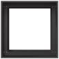 Preview: Garten-Pflanzgefäß Schwarz 40 x 40 x 60 cm Kaltgewalzter Stahl