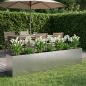 Preview: ARDEBO.de - Garten-Pflanzgefäß Silber 280 x 40 x 60 cm Edelstahl