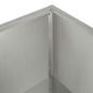 Preview: Garten-Pflanzgefäß Silber 80 x 40 x 60 cm Edelstahl