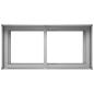 Preview: Garten-Pflanzgefäß Silber 80 x 40 x 60 cm Verzinkter Stahl