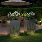 Preview: Garten-Pflanzgefäß 2 Stk. Silber 50 x 30 x 75 cm