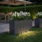 Preview: Garten-Pflanzgefäß Anthrazit 100 x 20 x 49 cm