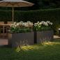 Preview: Garten-Pflanzgefäß 2 Stk. Schwarz 100 x 20 x 49 cm