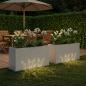Preview: Garten-Pflanzgefäß 2 Stk. Weiß 100 x 20 x 49 cm