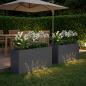 Preview: Garten-Pflanzgefäß 2 Stk. Anthrazit 100 x 20 x 49 cm