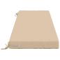 Preview: 2-teilige Bankkissen SOEST 2 stk. 100 % Polyester Creme