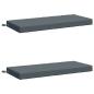 Preview: 2-teilige Bankkissen SOEST 2 stk. 100 % Polyester Blau
