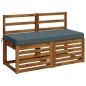 Preview: 2-teilige Bankkissen SOEST 2 stk. 100 % Polyester Blau